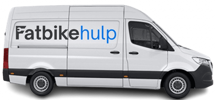 Sprinter bus voor fatbike reparatie service op locatie door heel Nederland